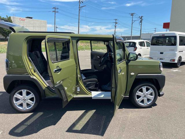 タフトＧターボ　クロムベンチャー４ＷＤ　ＣＶＴ　６６０ｃｃ　スカイフィールトップ　クルーズコントロール　衝突被害軽減ブレーキ　横滑り防止装置　ＡＢＳ　サイドエアバッグ　アイドリングストップ　プッシュボタンスタート　前席シートヒーター（福島県）の中古車