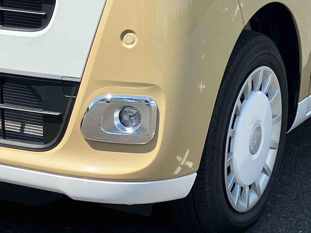 ムーヴキャンバスストライプスＧ２ＷＤ　ＣＶＴ　６６０ｃｃ　衝突被害軽減ブレーキ　横滑り防止装置　ＡＢＳ　アイドリングストップ　プッシュボタンスタート　両側電動スライドドア　ホットカップホルダー　前席シートヒーター　オートエアコン（福島県）の中古車