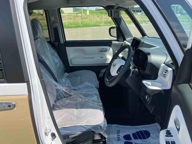 ムーヴキャンバスストライプスＧ２ＷＤ　ＣＶＴ　６６０ｃｃ　衝突被害軽減ブレーキ　横滑り防止装置　ＡＢＳ　アイドリングストップ　プッシュボタンスタート　両側電動スライドドア　ホットカップホルダー　前席シートヒーター　オートエアコン（福島県）の中古車