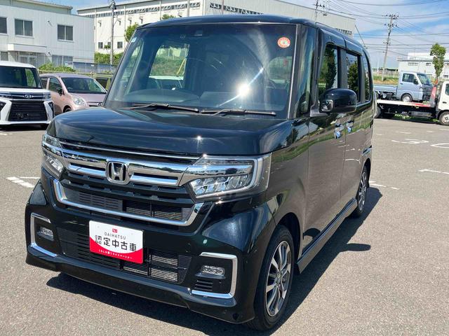 Ｎ−ＢＯＸカスタムＬ２ＷＤ　ＣＶＴ　６６０ｃｃ　左側電動スライドドア　バックモニター　ＥＴＣ車載器　運転席・助手席シートバックテーブル　プラズマクラスターオートエアコン　ベンチシート　前席サイドエアバッグ（福島県）の中古車