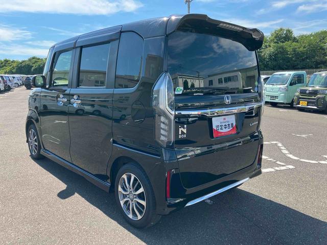 Ｎ−ＢＯＸカスタムＬ２ＷＤ　ＣＶＴ　６６０ｃｃ　左側電動スライドドア　バックモニター　ＥＴＣ車載器　運転席・助手席シートバックテーブル　プラズマクラスターオートエアコン　ベンチシート　前席サイドエアバッグ（福島県）の中古車