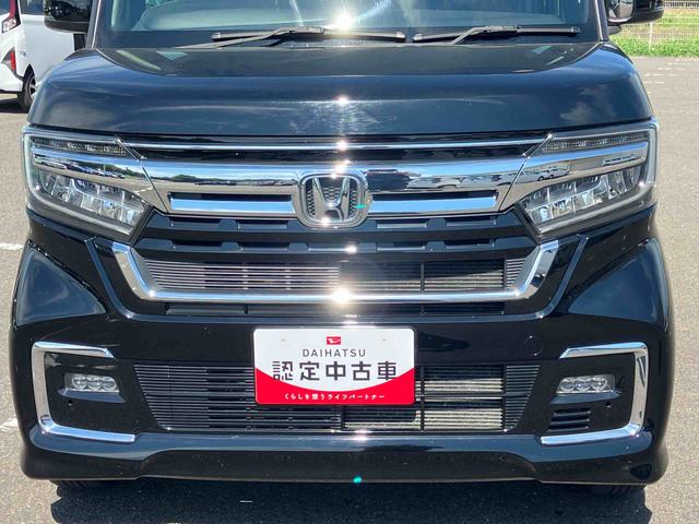 Ｎ−ＢＯＸカスタムＬ２ＷＤ　ＣＶＴ　６６０ｃｃ　左側電動スライドドア　バックモニター　ＥＴＣ車載器　運転席・助手席シートバックテーブル　プラズマクラスターオートエアコン　ベンチシート　前席サイドエアバッグ（福島県）の中古車