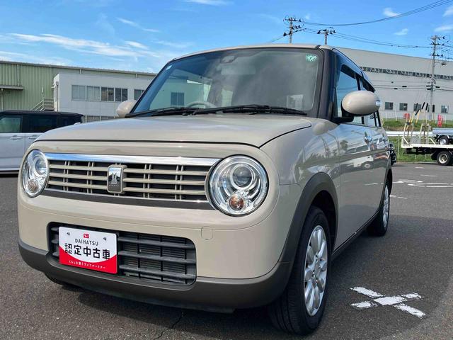 アルトラパンＦリミテッドフルタイム４ＷＤ　ＣＶＴ　６６０ｃｃ　レーダーブレーキサポート　運転席・助手席エアバッグ　横滑り防止装置　ＡＢＳ　木目調パネル　アイドリングストップ　プッシュボタンスタート　前席シートヒーター（福島県）の中古車