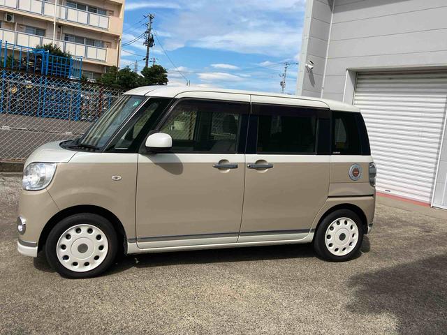ムーヴキャンバスＧメイクアップ　ＳＡII２ＷＤ　ＣＶＴ　６６０ｃｃ　ナビ　バックモニター　ＥＴＣ車載器　両側電動スライドドア　衝突被害軽減ブレーキ　横滑り防止装置　ＡＢＳ　アイドリングストップ　プッシュボタンスタート　オートライト（福島県）の中古車