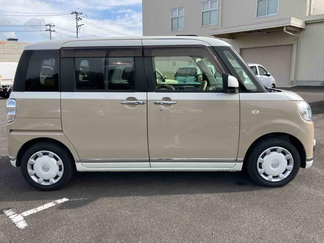 ムーヴキャンバスGメイクアップリミテッド SAIII2WD CVT 660cc 両側電動スライドドア 社外ナビ 全方位モニター ETC車載器 衝突被害軽減ブレーキ 横滑り防止装置 ABS アイドリングストップ プッシュボタンスタート 車検整備付(福島県)の中古車