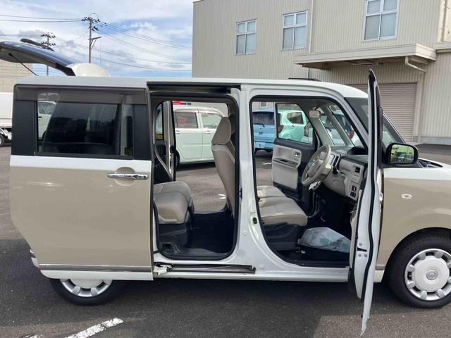 ムーヴキャンバスGメイクアップリミテッド SAIII2WD CVT 660cc 両側電動スライドドア 社外ナビ 全方位モニター ETC車載器 衝突被害軽減ブレーキ 横滑り防止装置 ABS アイドリングストップ プッシュボタンスタート 車検整備付(福島県)の中古車