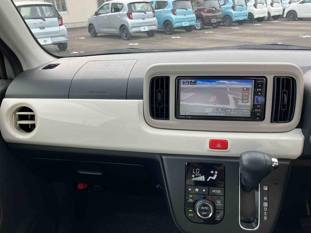 ミラトコットＧ　リミテッド　ＳＡIII２ＷＤ　ＣＶＴ　６６０ｃｃ　ナビ　全方位モニター　ドライブレコーダー　衝突被害軽減ブレーキ　横滑り防止装置　ＡＢＳ　アイドリングストップ　プッシュボタンスタート　前席シートヒーター　車検整備付（福島県）の中古車