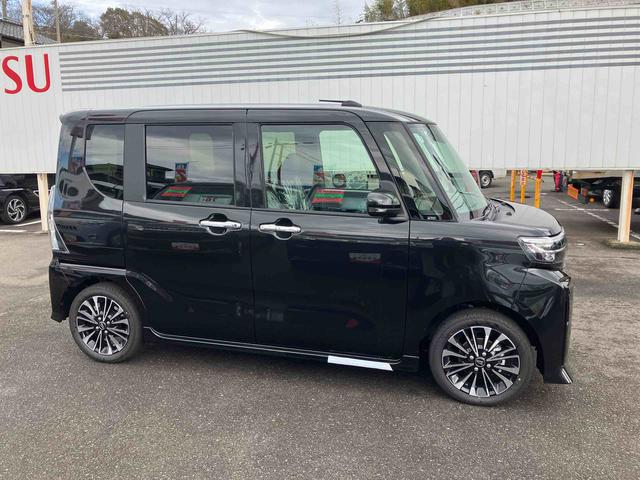 タントカスタムRSリミテッド ターボ2WD CVT 660cc ターボ 両側電動スライドドア 衝突被害軽減ブレーキ 横滑り防止装置 ABS アイドリングストップ プッシュボタンスタート クルーズコントロール 届出済未使用車(福島県)の中古車