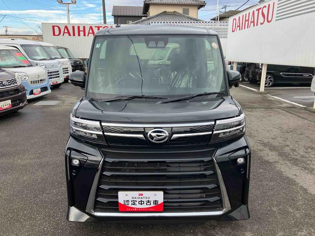 タントカスタムRSリミテッド ターボ2WD CVT 660cc ターボ 両側電動スライドドア 衝突被害軽減ブレーキ 横滑り防止装置 ABS アイドリングストップ プッシュボタンスタート クルーズコントロール 届出済未使用車(福島県)の中古車