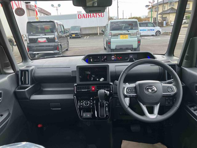 タントカスタムRSリミテッド ターボ2WD CVT 660cc ターボ 両側電動スライドドア 衝突被害軽減ブレーキ 横滑り防止装置 ABS アイドリングストップ プッシュボタンスタート クルーズコントロール 届出済未使用車(福島県)の中古車