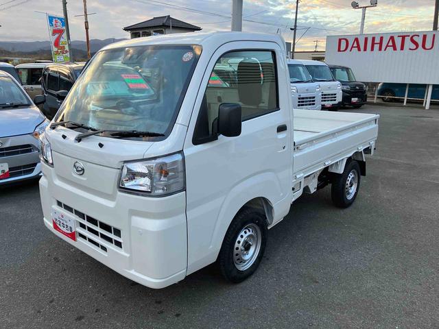 ハイゼットトラックスタンダード　農用スペシャル４ＷＤ　ＣＶＴ　６６０ｃｃ　衝突被害軽減ブレーキ　横滑り防止装置　ＡＢＳ　アイドリングストップ　マニュアルエアコン　パワーステアリング　運転席・助手席エアバッグ　荷台作業灯　届出済未使用車（福島県）の中古車