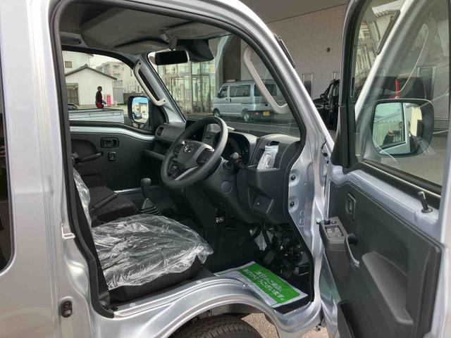 ハイゼットトラックジャンボエクストラ　４ＷＤ　５速マニュアル４ＷＤ　ＣＶＴ　６６０ｃｃ　衝突被害軽減ブレーキ　横滑り防止装置　ＡＢＳ　エアバッグ　マニュアルエアコン　パワーステアリング　アイドリングストップ　　届出済未使用車（福島県）の中古車