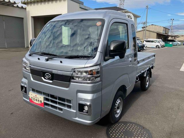 ハイゼットトラックジャンボエクストラ　４ＷＤ　５速マニュアル４ＷＤ　ＣＶＴ　６６０ｃｃ　衝突被害軽減ブレーキ　横滑り防止装置　ＡＢＳ　エアバッグ　マニュアルエアコン　パワーステアリング　アイドリングストップ　　届出済未使用車（福島県）の中古車