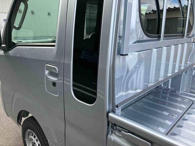 ハイゼットトラックジャンボエクストラ　４ＷＤ　５速マニュアル４ＷＤ　ＣＶＴ　６６０ｃｃ　衝突被害軽減ブレーキ　横滑り防止装置　ＡＢＳ　エアバッグ　マニュアルエアコン　パワーステアリング　アイドリングストップ　　届出済未使用車（福島県）の中古車