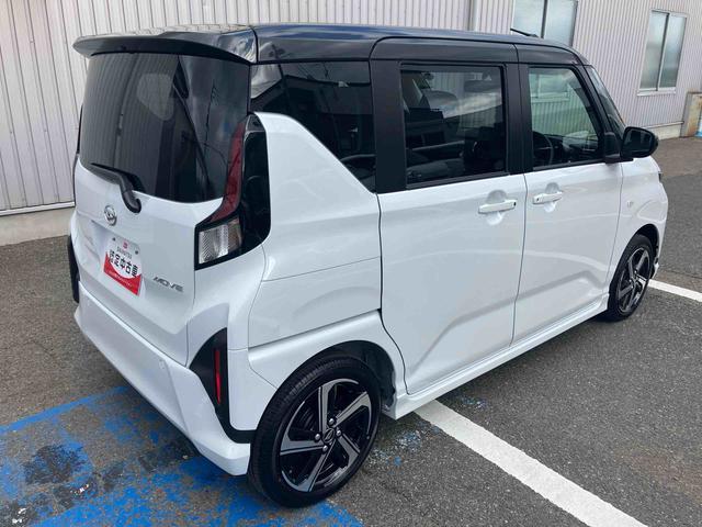 ムーヴＲＳ　ターボ　クルーズコントロール付車２ＷＤ　ＣＶＴ　６６０ｃｃ　両側電動スライドドア　衝突被害軽減ブレーキ　横滑り防止装置　ＡＢＳ　アイドリングストップ　プッシュボタンスタート　ディスプレイオーディオ　バックモニター　オートライト（福島県）の中古車