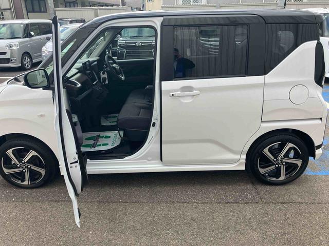 ムーヴＲＳ　ターボ　クルーズコントロール付車２ＷＤ　ＣＶＴ　６６０ｃｃ　両側電動スライドドア　衝突被害軽減ブレーキ　横滑り防止装置　ＡＢＳ　アイドリングストップ　プッシュボタンスタート　ディスプレイオーディオ　バックモニター　オートライト（福島県）の中古車