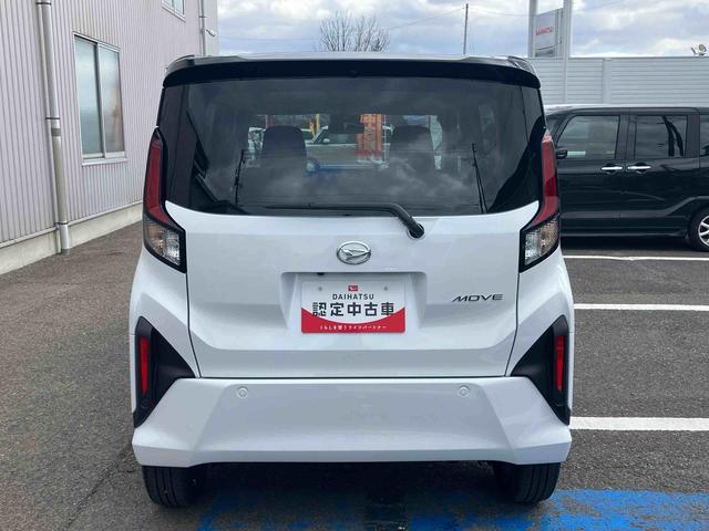 ムーヴＲＳ　ターボ　クルーズコントロール付車２ＷＤ　ＣＶＴ　６６０ｃｃ　両側電動スライドドア　衝突被害軽減ブレーキ　横滑り防止装置　ＡＢＳ　アイドリングストップ　プッシュボタンスタート　ディスプレイオーディオ　バックモニター　オートライト（福島県）の中古車