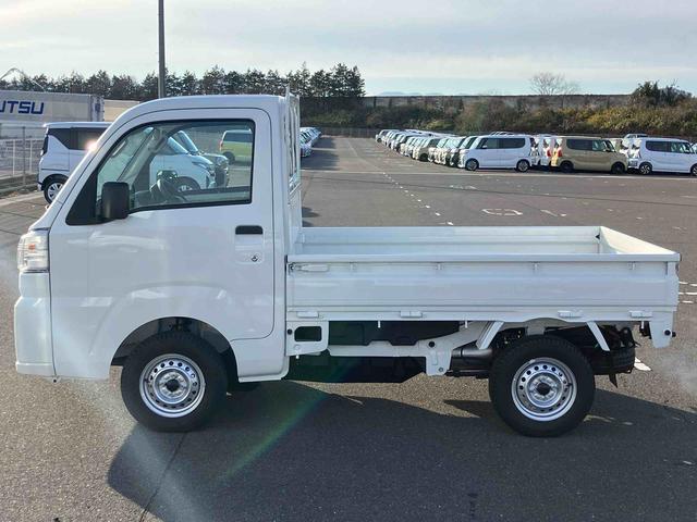 ハイゼットトラックスタンダード４ＷＤ　５速マニュアル　衝突被害軽減ブレーキ　横滑り防止装置　ＡＢＳ　運転席・助手席エアバッグ　アイドリングストップ　マニュアルエアコン　パワーステアリング　届出済未使用車（福島県）の中古車