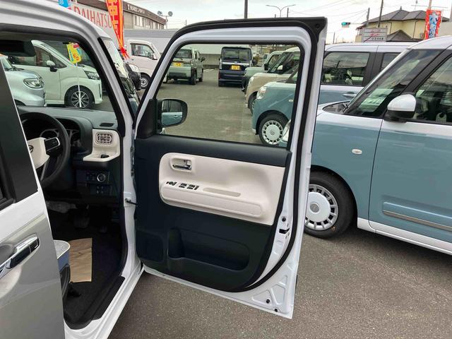 ムーヴキャンバスストライプスGターボ 届出済未使用車2WD CVT 660cc クルーズコントロール 衝突被害軽減ブレーキ 横滑り防止装置 ABS アイドリングストップ プッシュボタンスタート スマートキー 両側電動スライドドア 届出済未使用車(福島県)の中古車