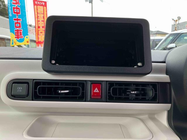 ムーヴキャンバスストライプスGターボ 届出済未使用車2WD CVT 660cc クルーズコントロール 衝突被害軽減ブレーキ 横滑り防止装置 ABS アイドリングストップ プッシュボタンスタート スマートキー 両側電動スライドドア 届出済未使用車(福島県)の中古車