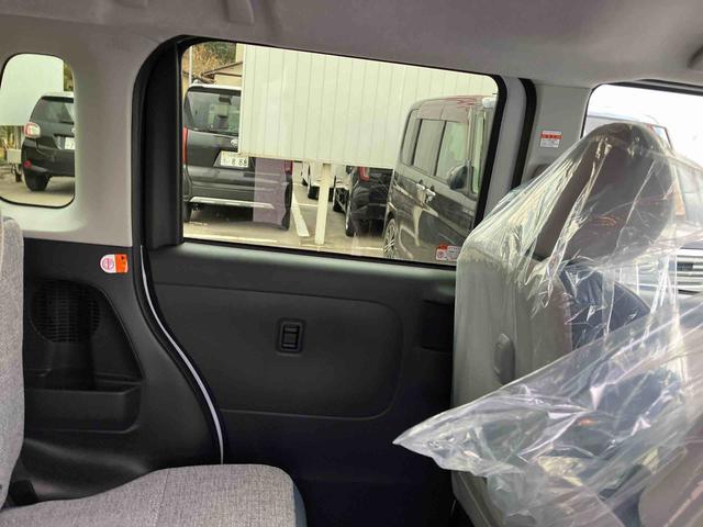 ムーヴキャンバスストライプスGターボ 届出済未使用車2WD CVT 660cc クルーズコントロール 衝突被害軽減ブレーキ 横滑り防止装置 ABS アイドリングストップ プッシュボタンスタート スマートキー 両側電動スライドドア 届出済未使用車(福島県)の中古車