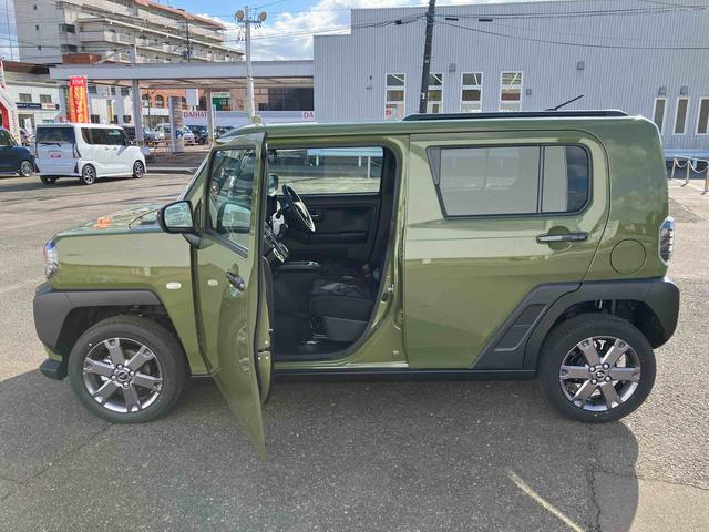 タフトＧ　ダーククロムベンチャー　４ＷＤ　届出済未使用車４ＷＤ　ＣＶＴ　６６０ｃｃ　ディスプレイオーディオ　バックモニター　衝突被害軽減ブレーキ　横滑り防止装置　ＡＢＳ　サイドエアバッグ　アイドリングストップ　プッシュボタンスタート　届出済未使用車（福島県）の中古車