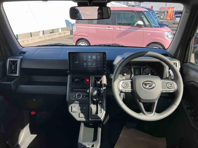 タフトＧ　ダーククロムベンチャー　４ＷＤ　届出済未使用車４ＷＤ　ＣＶＴ　６６０ｃｃ　ディスプレイオーディオ　バックモニター　衝突被害軽減ブレーキ　横滑り防止装置　ＡＢＳ　サイドエアバッグ　アイドリングストップ　プッシュボタンスタート　届出済未使用車（福島県）の中古車