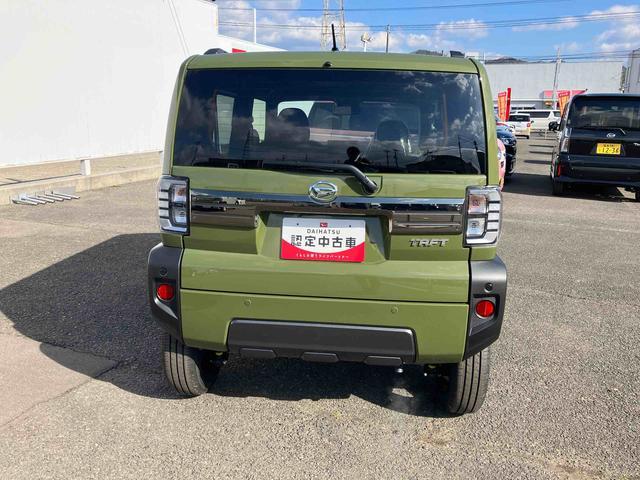 タフトＧ　ダーククロムベンチャー　４ＷＤ　届出済未使用車４ＷＤ　ＣＶＴ　６６０ｃｃ　ディスプレイオーディオ　バックモニター　衝突被害軽減ブレーキ　横滑り防止装置　ＡＢＳ　サイドエアバッグ　アイドリングストップ　プッシュボタンスタート　届出済未使用車（福島県）の中古車