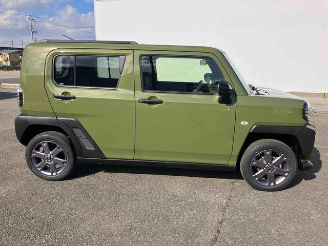 タフトＧ　ダーククロムベンチャー　４ＷＤ　届出済未使用車４ＷＤ　ＣＶＴ　６６０ｃｃ　ディスプレイオーディオ　バックモニター　衝突被害軽減ブレーキ　横滑り防止装置　ＡＢＳ　サイドエアバッグ　アイドリングストップ　プッシュボタンスタート　届出済未使用車（福島県）の中古車