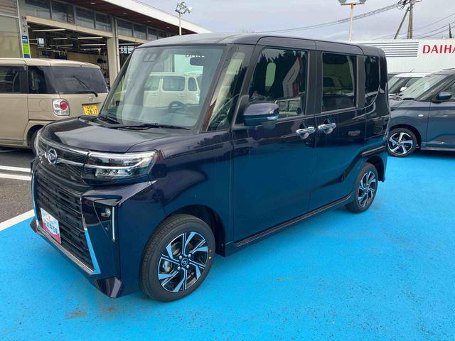 タントカスタムＸリミテッド　４ＷＤ　届出済未使用車４ＷＤ　ＣＶＴ　６６０ｃｃ　両側電動スライドドア　クルコン　衝突被害軽減ブレーキ　横滑り防止装置　ＡＢＳ　アイドリングストップ　プッシュボタンスタート　全方位モニター用カメラ　届出済未使用車（福島県）の中古車