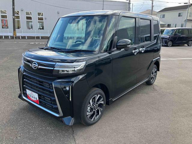 タントカスタムXリミテッド 4WD 届出済未使用車4WD CVT 660cc 両側電動スライドドア ETC車載器 衝突被害軽減ブレーキ 横滑り防止装置 ABS サイドエアバッグ アイドリングストップ プッシュボタンスタート 届出済未使用車(福島県)の中古車