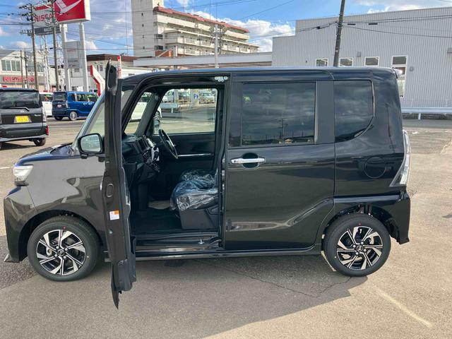 タントカスタムXリミテッド 4WD 届出済未使用車4WD CVT 660cc 両側電動スライドドア ETC車載器 衝突被害軽減ブレーキ 横滑り防止装置 ABS サイドエアバッグ アイドリングストップ プッシュボタンスタート 届出済未使用車(福島県)の中古車