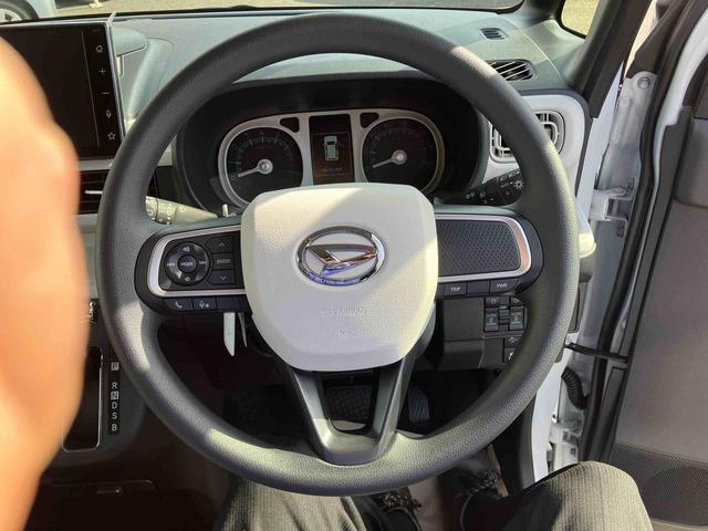 ムーヴキャンバスストライプスG 届出済未使用車2WD CVT 660cc 衝突被害軽減ブレーキ 横滑り防止装置 ABS サイドエアバッグ アイドリングストップ プッシュボタンスタート 両側電動スライドドア ディスプレイオーディオ 届出済未使用車(福島県)の中古車