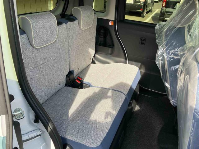 ムーヴキャンバスストライプスG 届出済未使用車2WD CVT 660cc 衝突被害軽減ブレーキ 横滑り防止装置 ABS サイドエアバッグ アイドリングストップ プッシュボタンスタート 両側電動スライドドア ディスプレイオーディオ 届出済未使用車(福島県)の中古車