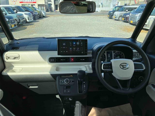 ムーヴキャンバスストライプスＧ２ＷＤ　ＣＶＴ　スマートアシスト　バックカメラ　オートホールド機能　　　　　電動パーキングブレーキ　両側電動スライドドア　シートヒーター　ベンチシート　アイドリングストップ　電動ドアミラー（福島県）の中古車