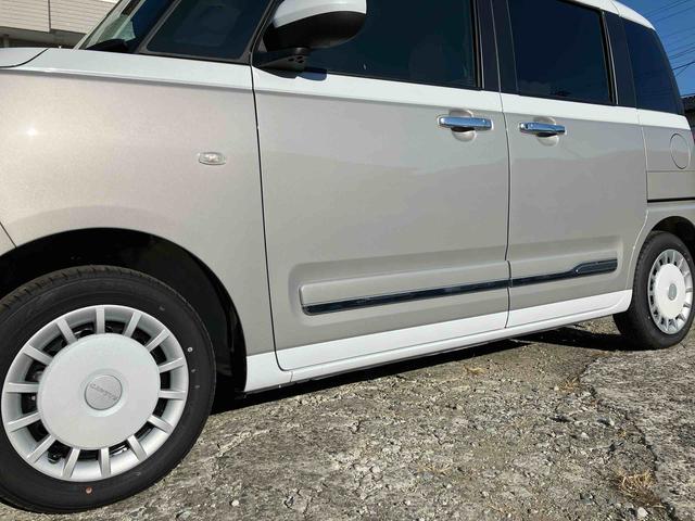 ムーヴキャンバスストライプスＧ２ＷＤ　スマートアシスト　ＣＶＴ　　シートヒーター　電動パーキングブレーキ　オートホールド機能　プッシュボタンスタート　ベンチシート　衝突警報機能　コーナーセンサー　バックカメラ（福島県）の中古車