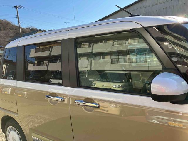 ムーヴキャンバスストライプスＧ２ＷＤ　スマートアシスト　　シートヒーター　電動パーキングブレーキ　オートホールド機能　プッシュボタンスタート　ベンチシート　衝突警報機能　コーナーセンサー　両側電動スライドドア　バックカメラ（福島県）の中古車