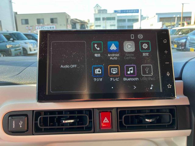 ムーヴキャンバスストライプスＧ２ＷＤ　スマートアシスト　　シートヒーター　電動パーキングブレーキ　オートホールド機能　プッシュボタンスタート　ベンチシート　衝突警報機能　コーナーセンサー　両側電動スライドドア　バックカメラ（福島県）の中古車