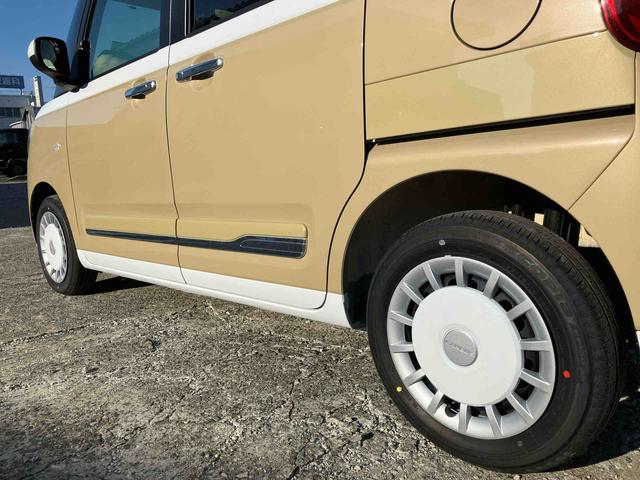 ムーヴキャンバスストライプスＧ２ＷＤ　スマートアシスト　　シートヒーター　電動パーキングブレーキ　オートホールド機能　プッシュボタンスタート　ベンチシート　衝突警報機能　コーナーセンサー　両側電動スライドドア　バックカメラ（福島県）の中古車