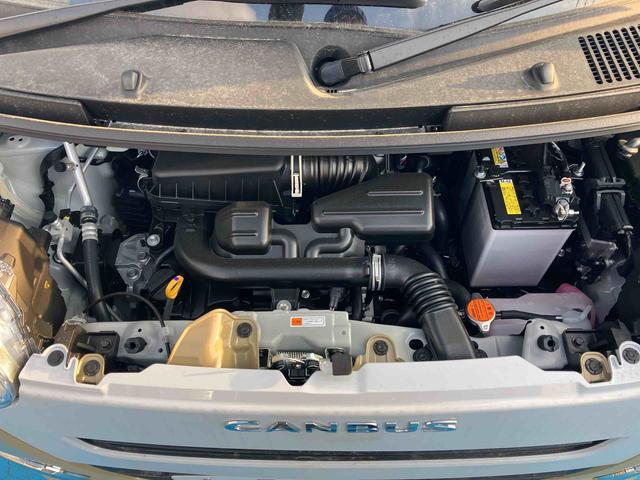 ムーヴキャンバスストライプスＧ　届出済未使用車　両側電動スライドドア２ＷＤ　ＣＶＴ　６６０ｃｃ　衝突被害軽減ブレーキ　横滑り防止装置　ＡＢＳ　アイドリングストップ　プッシュボタンスタート　両側電動スライドドア　ディスプレイオーディオ　バックモニター　届出済未使用車（福島県）の中古車