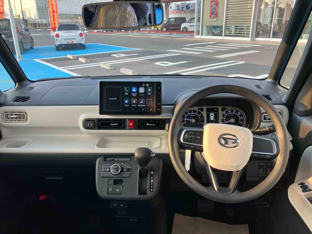 ムーヴキャンバスストライプスＧ　届出済未使用車　両側電動スライドドア２ＷＤ　ＣＶＴ　６６０ｃｃ　衝突被害軽減ブレーキ　横滑り防止装置　ＡＢＳ　アイドリングストップ　プッシュボタンスタート　両側電動スライドドア　ディスプレイオーディオ　バックモニター　届出済未使用車（福島県）の中古車