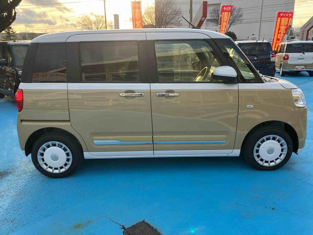 ムーヴキャンバスストライプスＧ　届出済未使用車　両側電動スライドドア２ＷＤ　ＣＶＴ　６６０ｃｃ　衝突被害軽減ブレーキ　横滑り防止装置　ＡＢＳ　アイドリングストップ　プッシュボタンスタート　両側電動スライドドア　ディスプレイオーディオ　バックモニター　届出済未使用車（福島県）の中古車