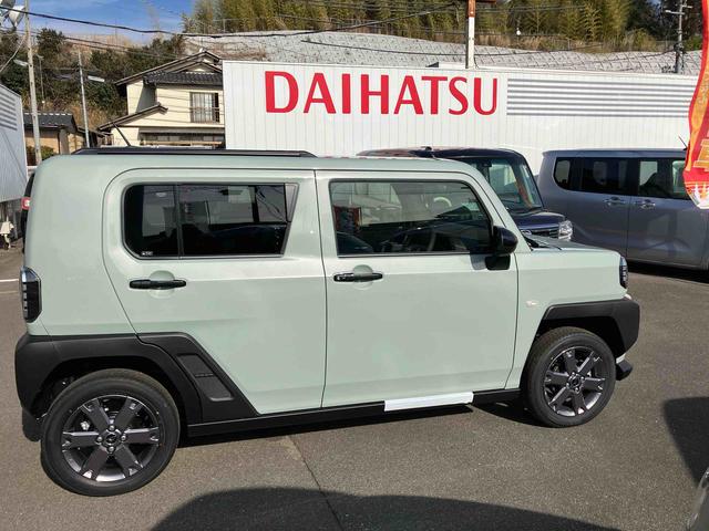 タフトG ダーククロムベンチャー 届出済未使用車2WD CVT 660cc 衝突被害軽減ブレーキ 横滑り防止装置 ABS サイドエアバッグ アイドリングストップ プッシュボタンスタート ディスプレイオーディオ クルーズコントロール 届出済未使用車(福島県)の中古車