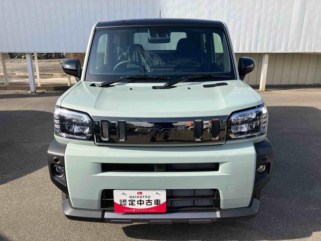タフトG ダーククロムベンチャー 届出済未使用車2WD CVT 660cc 衝突被害軽減ブレーキ 横滑り防止装置 ABS サイドエアバッグ アイドリングストップ プッシュボタンスタート ディスプレイオーディオ クルーズコントロール 届出済未使用車(福島県)の中古車