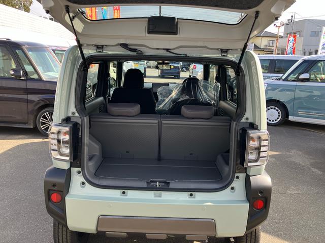 タフトG ダーククロムベンチャー 届出済未使用車2WD CVT 660cc 衝突被害軽減ブレーキ 横滑り防止装置 ABS サイドエアバッグ アイドリングストップ プッシュボタンスタート ディスプレイオーディオ クルーズコントロール 届出済未使用車(福島県)の中古車