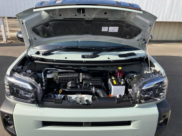 タフトG ダーククロムベンチャー 届出済未使用車2WD CVT 660cc 衝突被害軽減ブレーキ 横滑り防止装置 ABS サイドエアバッグ アイドリングストップ プッシュボタンスタート ディスプレイオーディオ クルーズコントロール 届出済未使用車(福島県)の中古車