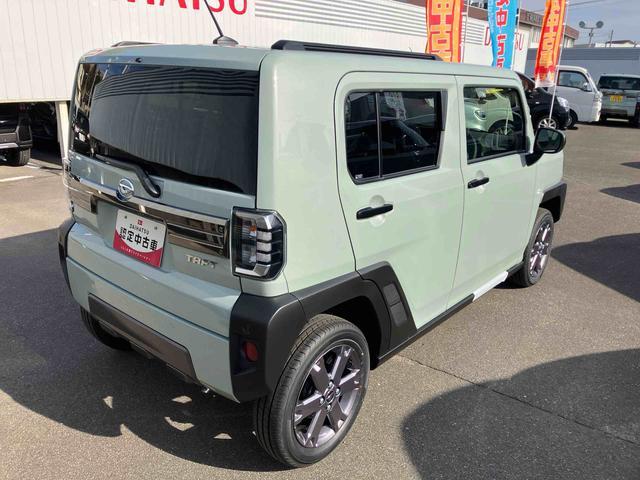 タフトG ダーククロムベンチャー 届出済未使用車2WD CVT 660cc 衝突被害軽減ブレーキ 横滑り防止装置 ABS サイドエアバッグ アイドリングストップ プッシュボタンスタート ディスプレイオーディオ クルーズコントロール 届出済未使用車(福島県)の中古車