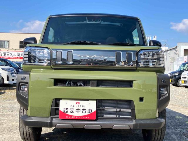 タフトＧターボ　ダーククロムベンチャーターボ　２ＷＤ　ＣＶＴ　スマートアシスト　スカイフィールトップ　シートヒーター　　全車速追従機能付ＡＣＣ　電動パーキングブレーキ　オートホールド機能　プッシュボタンスタート　　衝突警報機能（福島県）の中古車