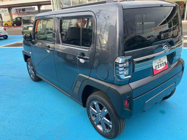 タフトＧターボ　ダーククロムベンチャー　４ＷＤ　届出済未使用車４ＷＤ　ＣＶＴ　６６０ｃｃ　ディスプレイオーディオ　バックモニター　衝突被害軽減ブレーキ　横滑り防止装置　ＡＢＳ　サイドエアバッグ　アイドリングストップ　プッシュボタンスタート　届出済未使用車（福島県）の中古車