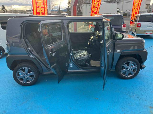 タフトＧターボ　ダーククロムベンチャー　４ＷＤ　届出済未使用車４ＷＤ　ＣＶＴ　６６０ｃｃ　ディスプレイオーディオ　バックモニター　衝突被害軽減ブレーキ　横滑り防止装置　ＡＢＳ　サイドエアバッグ　アイドリングストップ　プッシュボタンスタート　届出済未使用車（福島県）の中古車